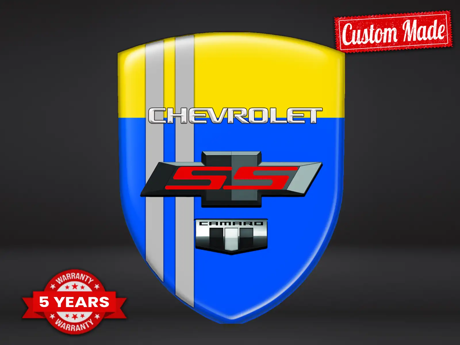 Chevrolet Distintivi Silicone Auto Resistenti Pregiati Pro